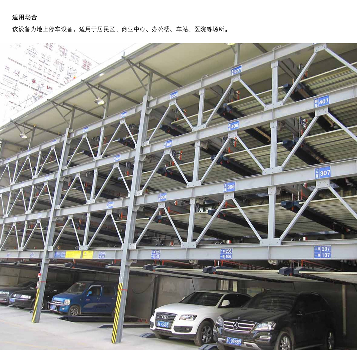 立体停车四至六层PSH4-6升降横移机械停车设备适用场合.jpg